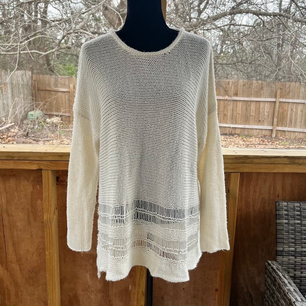 Show Me Your Mumu Bottom Needle Sweater Color Popcorn Size M
